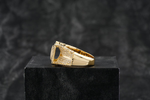 Load image into Gallery viewer, 14/18k White & Yellow Gold Hip Hop Ring