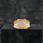 Load image into Gallery viewer, 14/18k White & Yellow Gold Hip Hop Ring