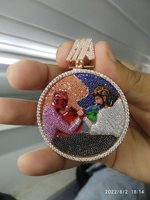 Load image into Gallery viewer, Ice Out Lab Grown Diamond "GOD vs DEVIL" Customize Iced Out Pendant
