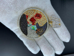 Load image into Gallery viewer, Ice Out Lab Grown Diamond "GOD vs DEVIL" Customize Iced Out Pendant