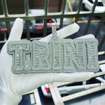 Load image into Gallery viewer, Iced Out Personalized Custom Name Pendant