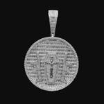 Load image into Gallery viewer, Medallion Excellent Baguette & Round Cut Lab-Created Diamonds Hip-Hop Pendant