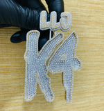 Load image into Gallery viewer, Custom Number Letter Lab Grown Hip Hop Charm Iced Out Pendant