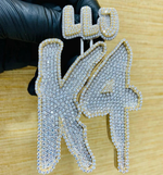 Load image into Gallery viewer, Custom Number Letter Lab Grown Hip Hop Charm Iced Out Pendant