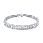 Load image into Gallery viewer, 18k White Gold 4.50 Carat Diamond Bracelet