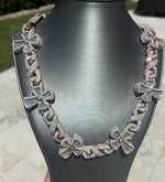 Load image into Gallery viewer, Heavy Baguette Lab Grown Cuban Link Men's Iced out Rapper Chain Gold Hip Hop Chain