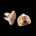 Load image into Gallery viewer, A-Z Letters Iced Out Lab Grown Diamond Customizable Ring