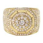 Load image into Gallery viewer, 14K Yellow Gold Mens Diamond Ring