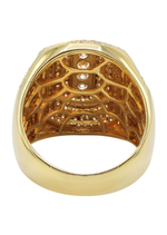 Load image into Gallery viewer, 14K Yellow Gold Lab Mens Diamond Ring