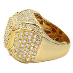 Load image into Gallery viewer, Grand Emperor Lab Grown Diamond Men's Sterling Silver Ring