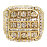 Load image into Gallery viewer, 14K YELLOW GOLD MEN'S RING WITH 2.78 CT DIAMONDS