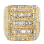 Load image into Gallery viewer, 2.50 ct Yellow Gold Lab Mens Diamond Ring