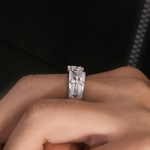Load image into Gallery viewer, Impressive 0.5ct Lab Grown Diamond with Crosses Stylish Men's White Gold Ring
