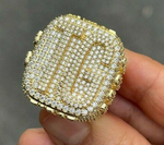 Load image into Gallery viewer, Iced Out Men's Lab Grown Diamond Champion Ring