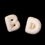 Load image into Gallery viewer, A-Z Letters Iced Out Lab Grown Diamond Customizable Ring