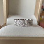 Load image into Gallery viewer, 7mm men lab grown pave ring
