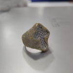 Load image into Gallery viewer, Cross Made in 925 Silver Studded with VVS Colorless Lab Grown Stone Hip-hop Ring