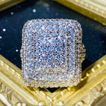 Load image into Gallery viewer, Luxury Style High End Jewelry Buss Down 925 Silver VVS Lab Grown Man's Ring