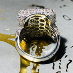 Load image into Gallery viewer, Luxury Style High End Jewelry Buss Down 925 Silver VVS Lab Grown Man's Ring