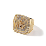 Load image into Gallery viewer, Helloice Iced Custom A-Z Baguette Letters Ring