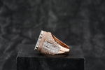 Load image into Gallery viewer, 14 kt Iced Out Round & Baguette Shape Royal Championship Ring in Hip Hop for Men