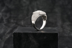Load image into Gallery viewer, Men's Iced Out Square Frame Diamond Ring
