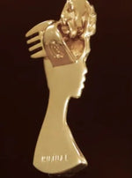 Load image into Gallery viewer, 10/14K Yellow Gold Lady Pendant