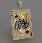 Load image into Gallery viewer, King of Spades Playing Card Pendant