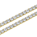 Load image into Gallery viewer, Round Cut F1 Diamond Unisex Tennis Necklace For Him & Her