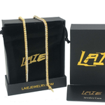 Load image into Gallery viewer, 3 mm Round Cut Tennis Neckless in Yellow Gold