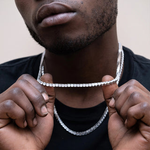 Load image into Gallery viewer, 4mm 14k Gold Tennis Chain