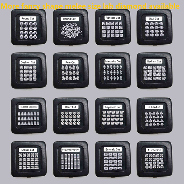 Natural Loose White Melee Round Diamonds