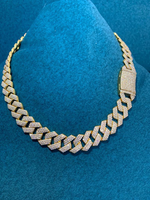 Load image into Gallery viewer, 18MM Round Shaped VVS Lab Grown Diamond Miami Link Cuban Chain with Custom Box Clasp
