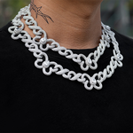 Load image into Gallery viewer, 18k Cuban Link Bracelet &amp; Gold Plated Curb Chain
