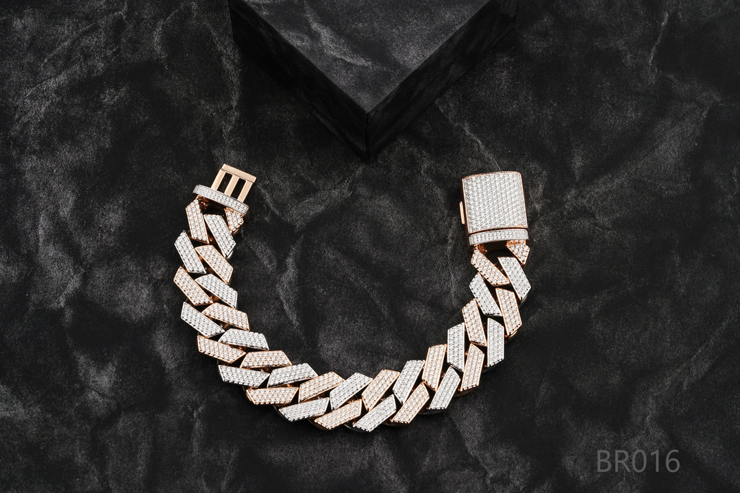 18K Gold Necklace for Men Hip Hop Jewelry