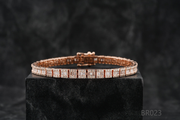 Legacy Ice Baguettes & Rounds Rectangle Bracelet
