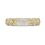 Load image into Gallery viewer, 14k Yellow Gold Royal Asscher Cut Diamond Bracelet
