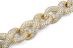 Load image into Gallery viewer, 20mm Width 4 Rows 925 Silver VVS Lab Grown Cuban Link Chain Bracelet for Men
