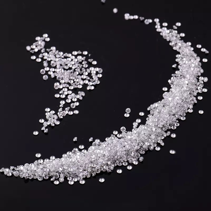 1.3 Mm Real Natural Round Brilliant Cut Vs Clarity G-H Color Loose Diamonds Lot