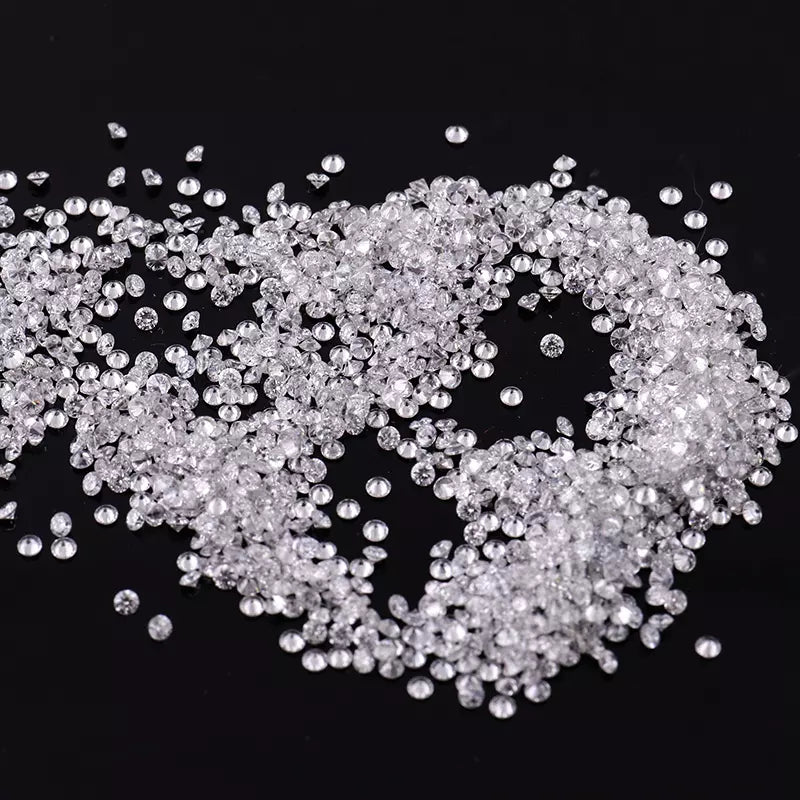 1.3 Mm Real Natural Round Brilliant Cut Vs Clarity G-H Color Loose Diamonds Lot Igi Certified