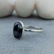 Oval Shape blue diamond engagement ring (Copy)