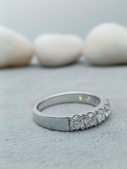 14k White Gold Diamond Eternity Ring