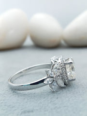 1.20 ct Oval Cut Lab Grown Engagement Ring