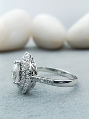 14k White Gold Neil Lane Pear Cut Diamond Engagement Ring