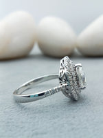 Load image into Gallery viewer, 14k White Gold Neil Lane Pear Cut Diamond Engagement Ring
