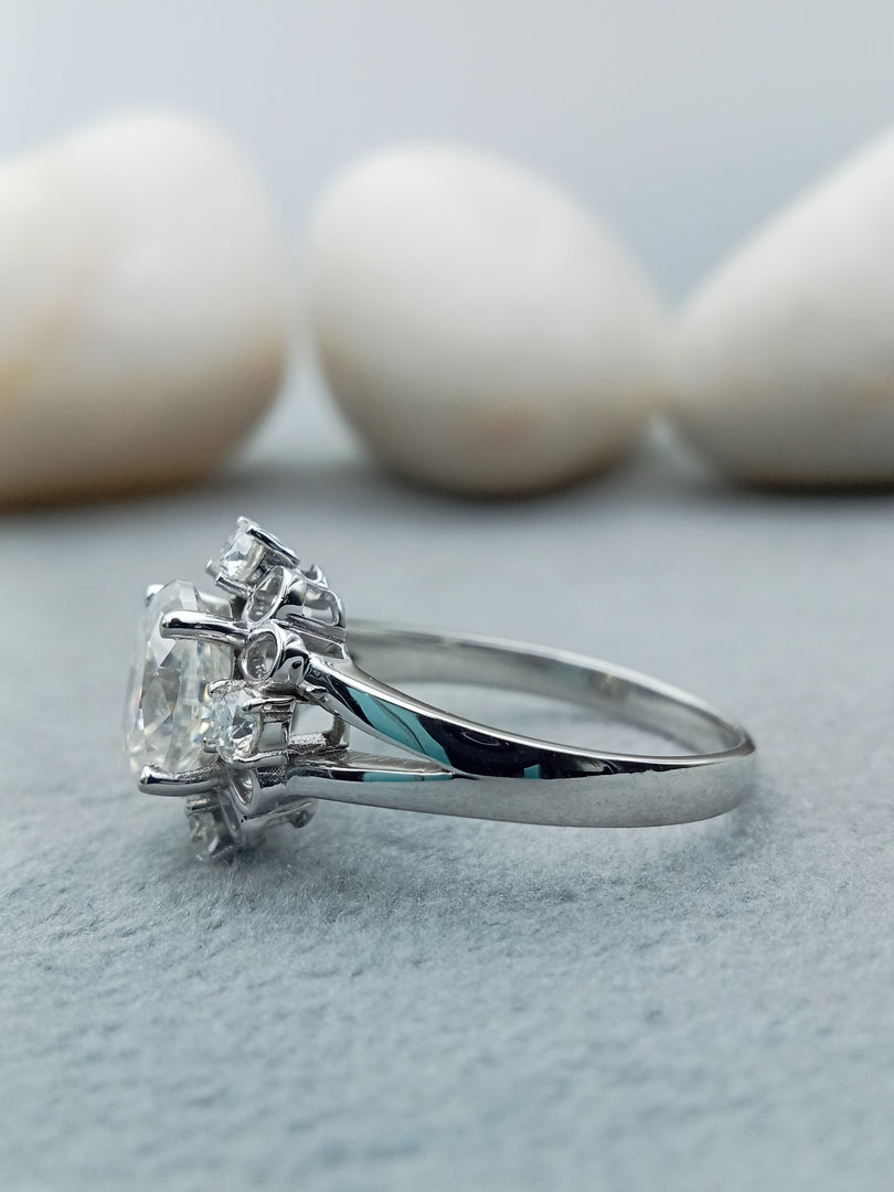 925 Sterling Silver Lab Grown Ring