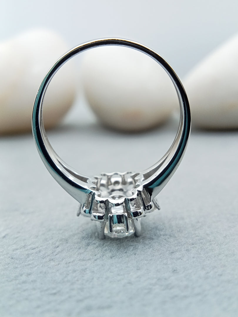 925 Sterling Silver Lab Grown Ring