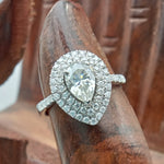 Load image into Gallery viewer, 14k White Gold Neil Lane Pear Cut Diamond Engagement Ring
