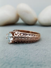 1.30 ct lab grown diamond ring