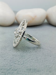 14 kt Vintage Diamond engagement Ring